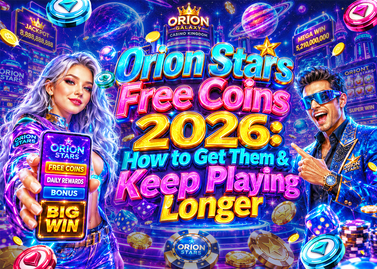 Orion Stars Free Coins 2026: How to Get Them & Keep Playing Longer