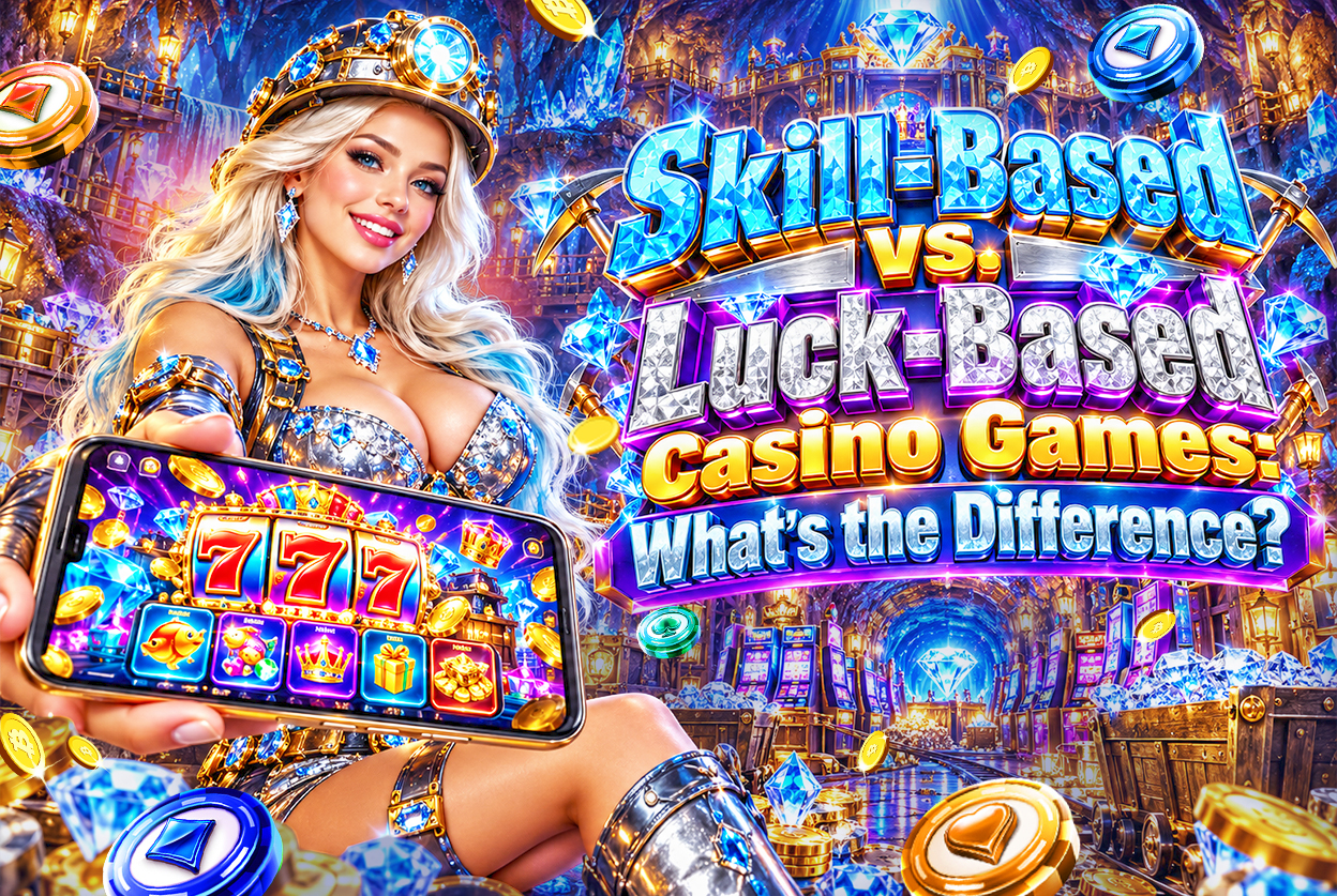 Skill-Based vs. Luck-Based Casino Games